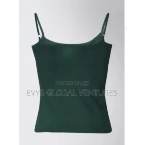 Women’S Stretchy Green Camisole - Free Size