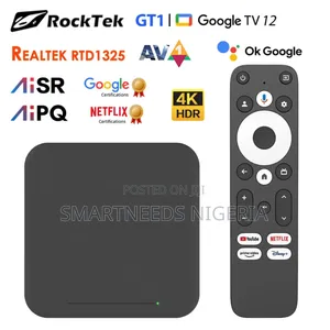 Rocktek Gt1 - Google Netflix Certified Android Tv Box– 2gb/32gb