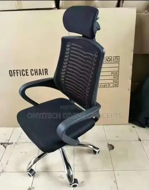 Office Net Chair With Headrest B05003