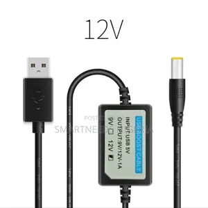 Dc 5v to 12v Converter -Use With Powerbank to Power 4g Internet Router