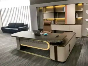 Executive Front Led Light Office Table