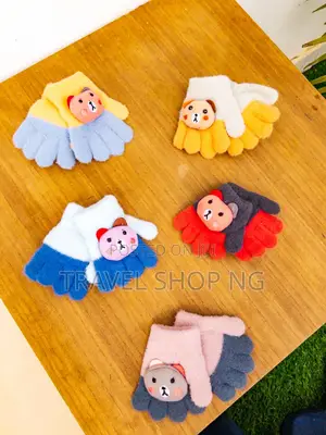 Warm Winter Gloves For Kids - Sizes For 0-3, 3-5, 5-7, 7-9 .