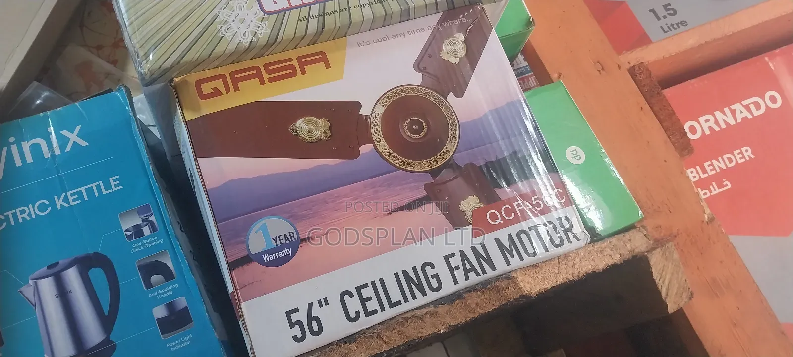 Qasa 56" Ceiling Fan