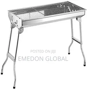 Foldable Free Standing Stainless Steel BBQ Charcoal Grill