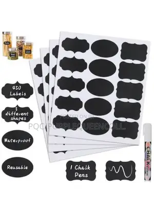 Chalk Label Stickers With Pen