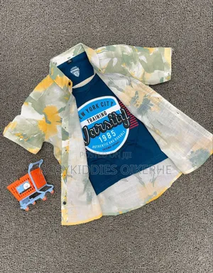 Boys 2in1 Botton Shirt