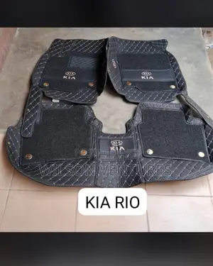 Kia Rio Double Layer Leather Foot Mat