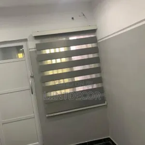 Bright Grey Classy Window Blind.