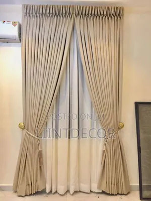 Foreign Light Color Curtains