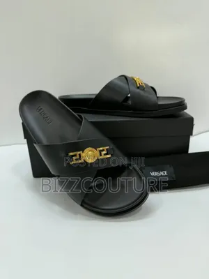 Original Italian Versace Slippers Available in Store
