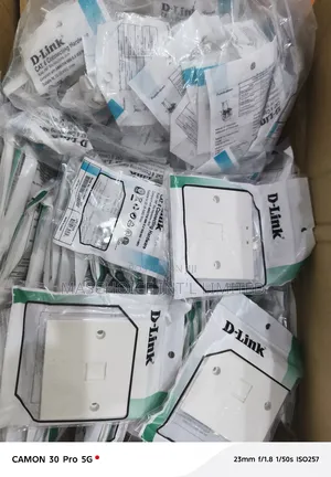 D-Link Single Face Plate + Modular Jack