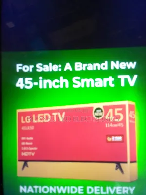 45 Inches Smart Lg With 2.0ch Speaker High Definition Entertainment