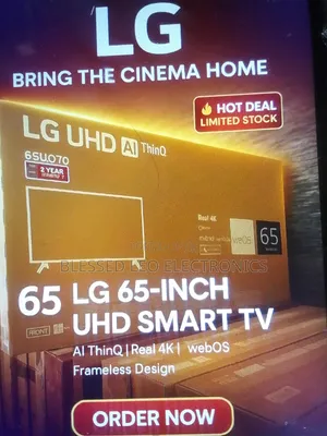 65 Inches With Ultimate Gameplay True Cinema Experience