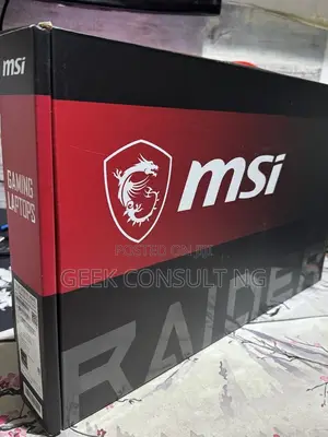 New Laptop MSI Raider GE68HX 13VI-202US 32GB Intel Core i9 SSD 1T