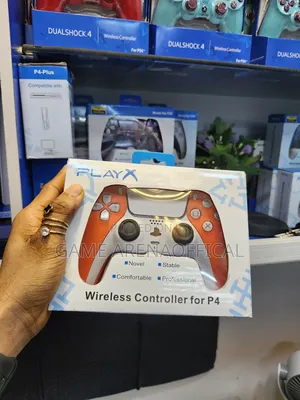 Playx Orange/White Ps4 Pad – Stylish Reliable