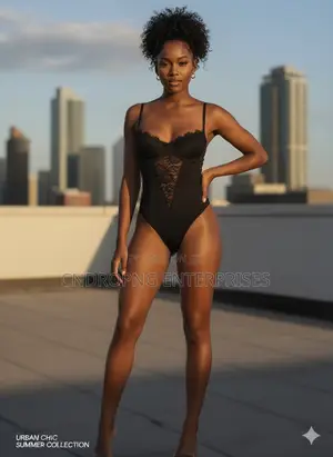 Luxury Black Lace Bodysuit