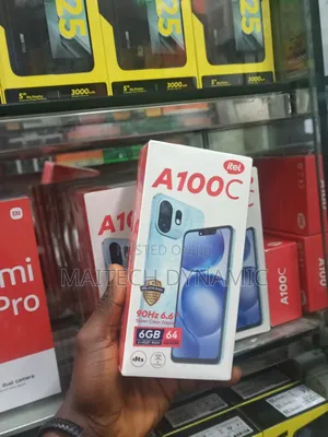 New Itel A100C 64 GB Black