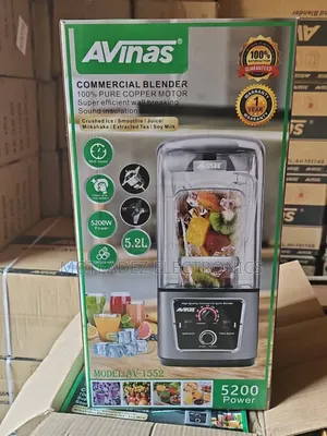 Avinas 5.2l  Pure Copper Coil Soundproof Commercial Blender/Grinder