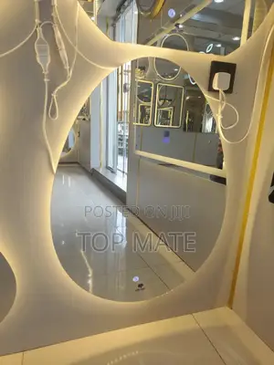 Digital Egg Shape Led Mirror