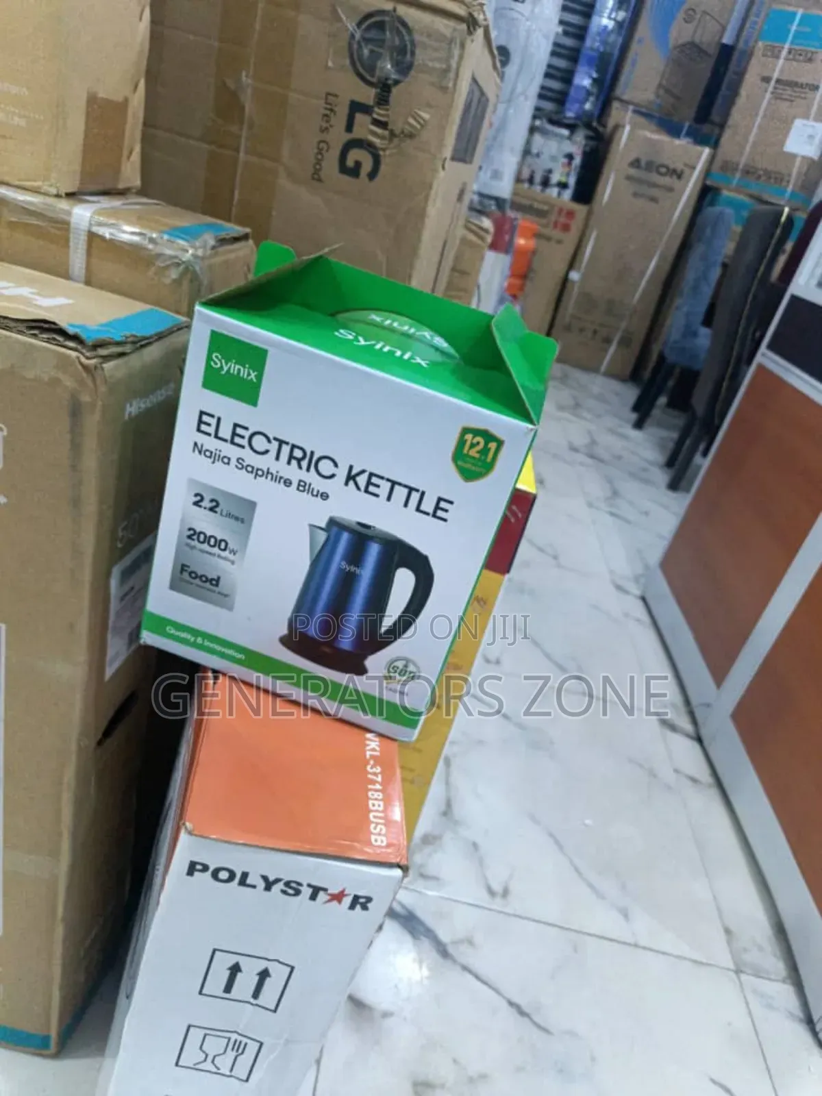 Fast Heating Syinix 2.2l Electric Kettle