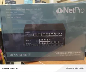 Netpro 10-Ports 10/100/1000m Poe 150ws