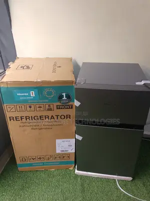 Brand New Hisense 120dr Double Door Fridge - 120l Silver - Efficient C