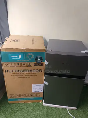 Hisense Ref120dr Double Door Fridge - Low Noise, Frost Free, Silver Fi