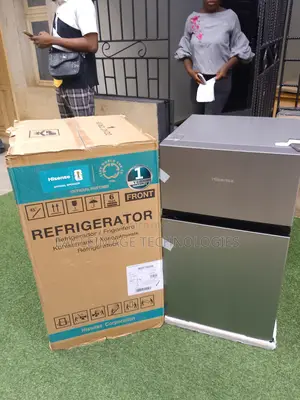 Hisense Ref120dr Silver Double Door Refrigerator - 5-Year Warranty
