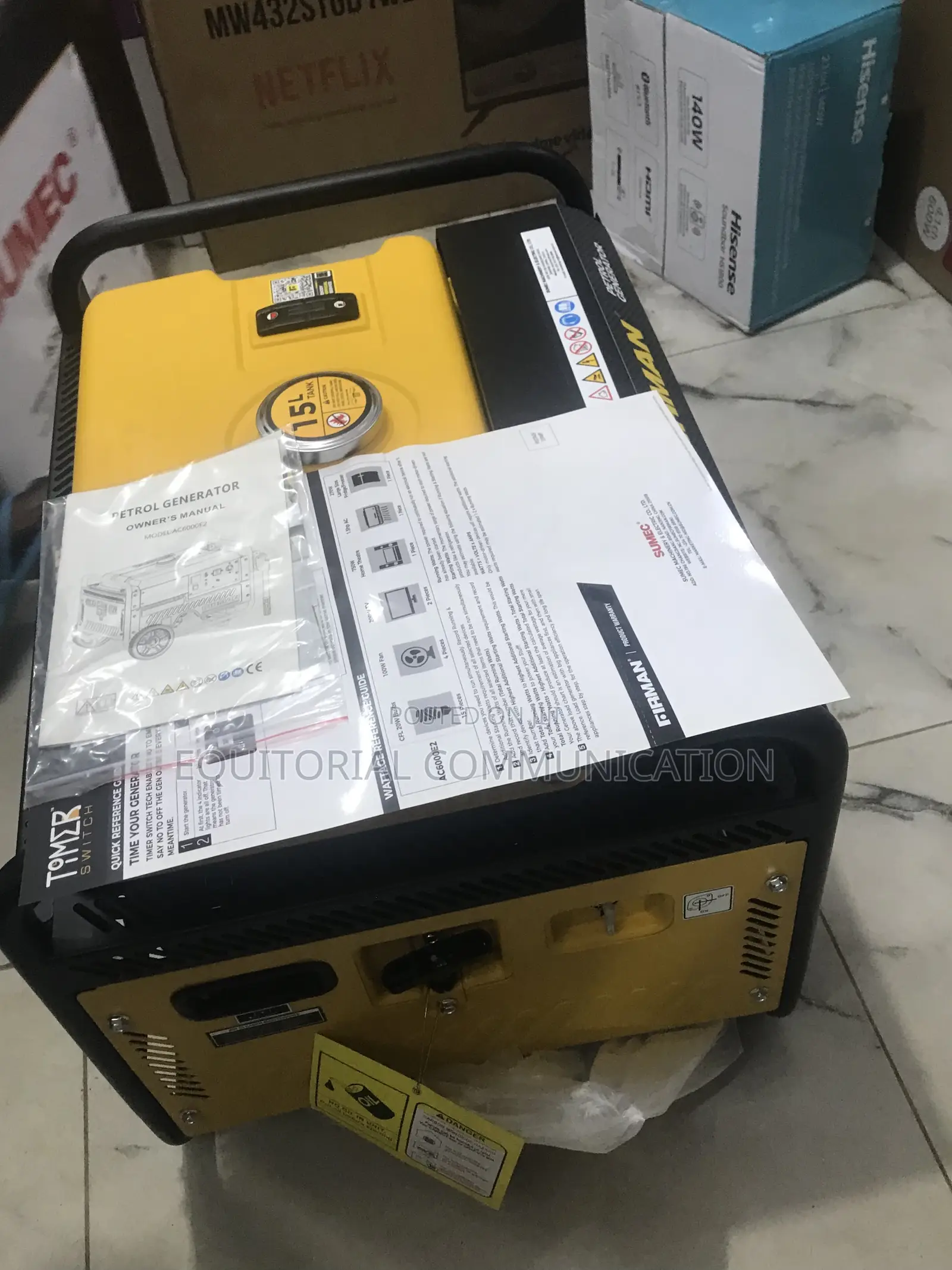 Firman Ac6000e2 Reliable Backup Power Generator