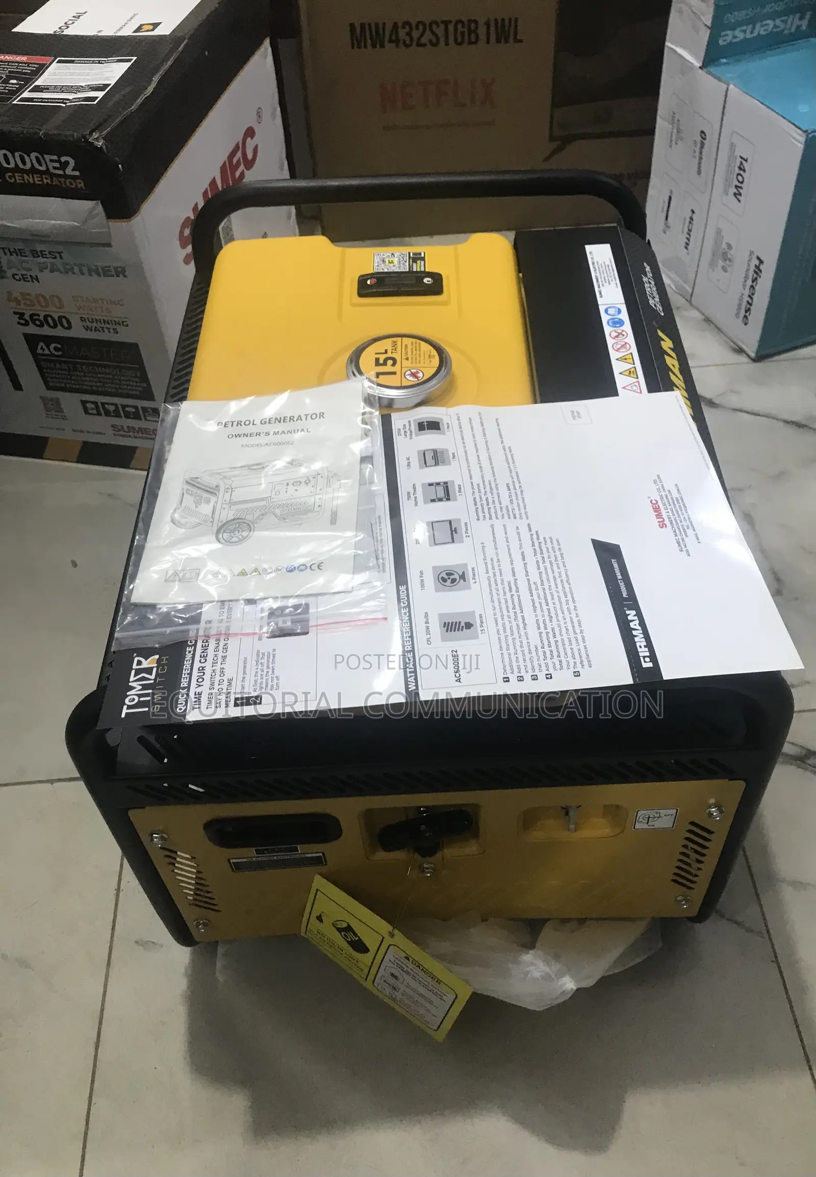 Firman Ac6000e2 Reliable Backup Power Generator
