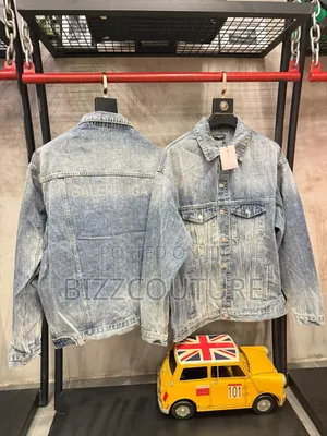 Original Balenciaga Denim Jacket Available in Store