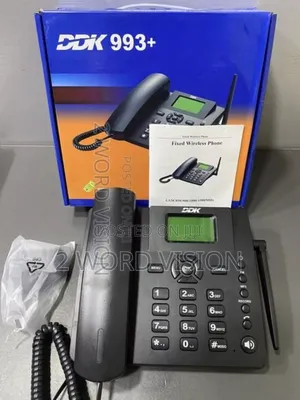 New Mobile Table Phone Black One Sim With Sdcard and Fmradio