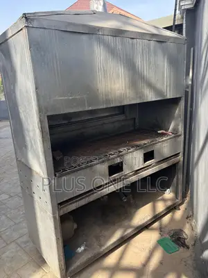 Massive Industrial Bbq Grill Stand
