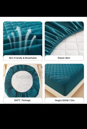 Quality Imported Padded Bed Protector With 4 Pillow Cases 6/7 by 6