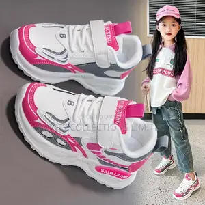 White and Pink Bay Girl Shoe