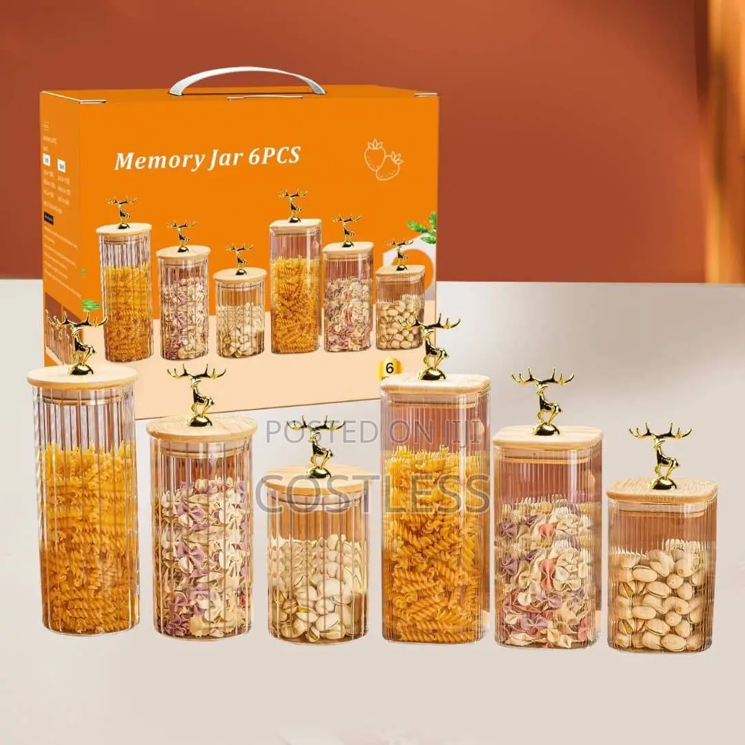 6 Pieces Memory Jar