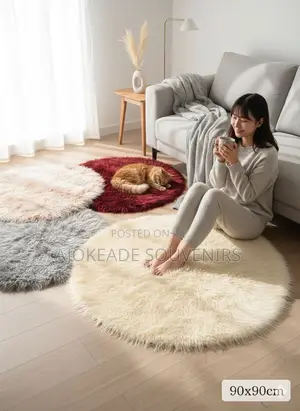 90by90cm High Quality Fur Rug