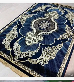 8by11 Feets Blue-colour Royal Silk Persian Turkish Centre Rug