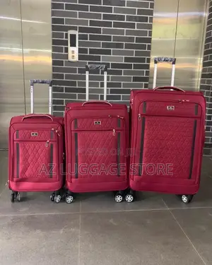 Set of 3 Fabric Luggage Box