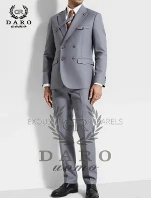 Latest Designers Turkish Daro Double Breasted Stripe Suit