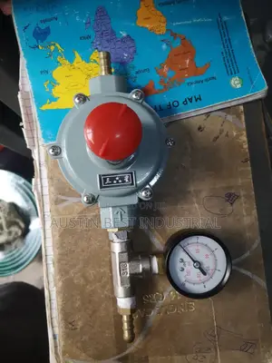Gas Pressure Regulator With Gauge