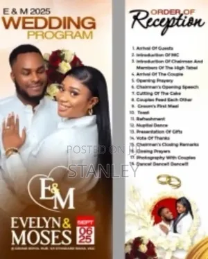 Vip Wedding Program / Brochure (Magazine Style)