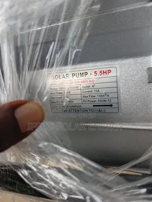 Solar Pump 5.5 Hp 6inch Ac/Dc