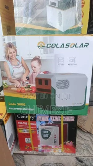 3.6 Kva Battery Solar Power Generator With 1200watt Inverter Capacity