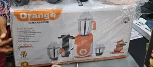Orange Heavy Motor Electric Blender Mixer and Grinder 1000w 4cups