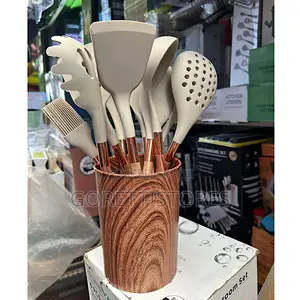 Silicon Cooking Spoon Set