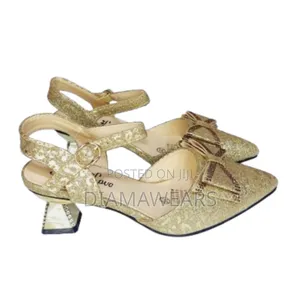 Gold Princess Crremonial Dress Shoe