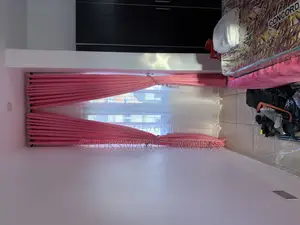 Pink Thick Curtain