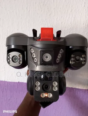 V380 Triple Lens, 9mp 4g, 2way Audio PTZ Solar Camera