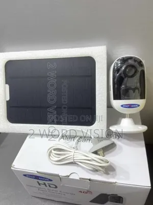 Solar Powered 4g Simcard Indoor CCTV Camera